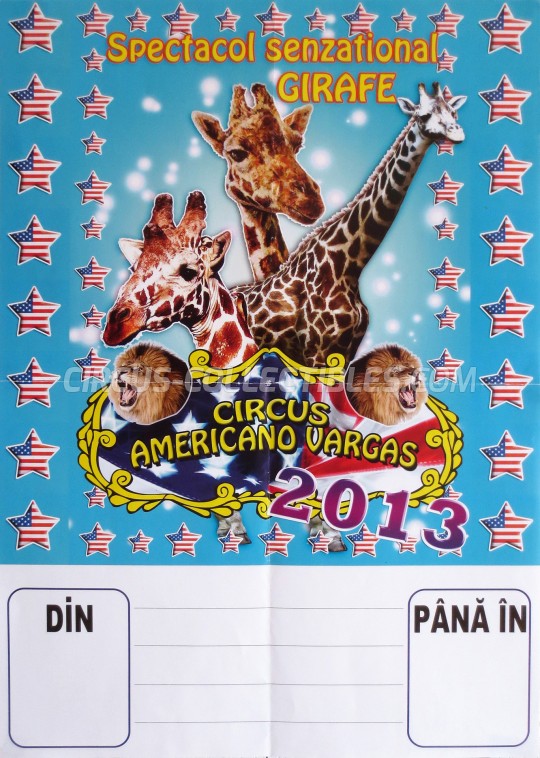 Americano Vargas Circus Poster - Romania, 2013