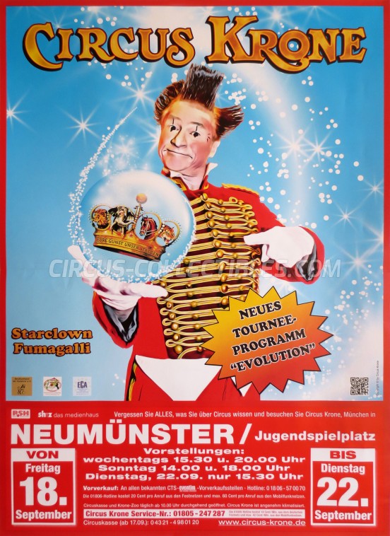 Krone Circus Poster - Germany, 2015