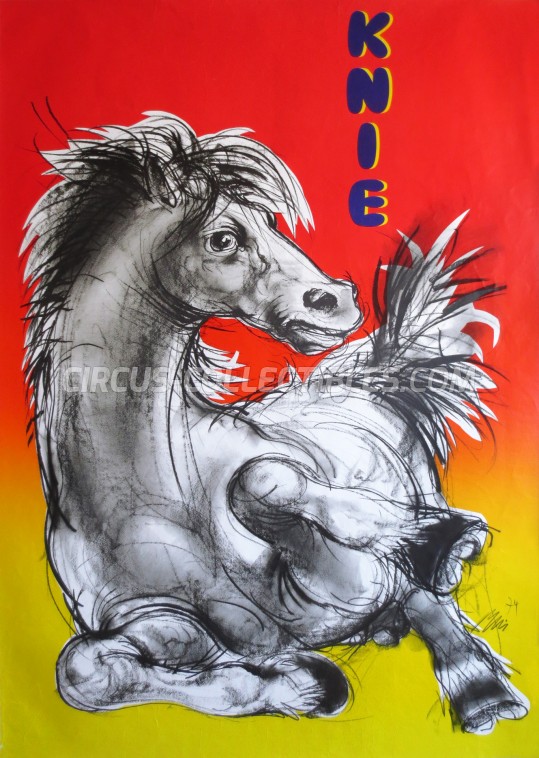 Knie Circus Poster - Switzerland, 1975