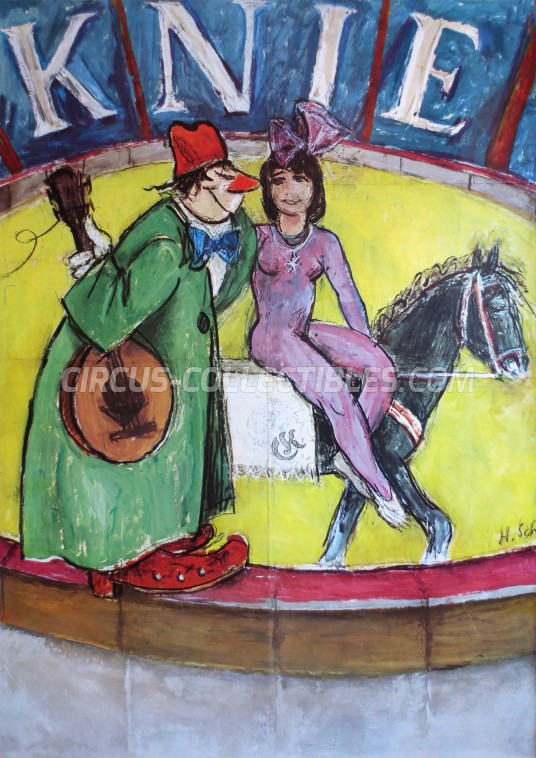 Knie Circus Poster - Switzerland, 1971