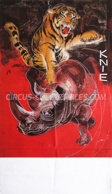 Knie Circus Poster - Switzerland, 1972