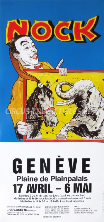 Nock Circus Poster - Switzerland, 1991