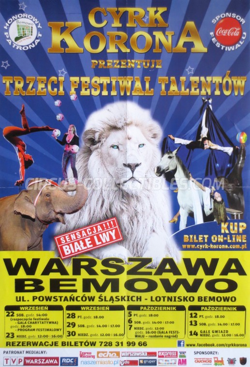 Korona Circus Poster - Poland, 2012