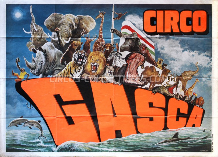 Gasca Circus Poster - Mexico, 1989