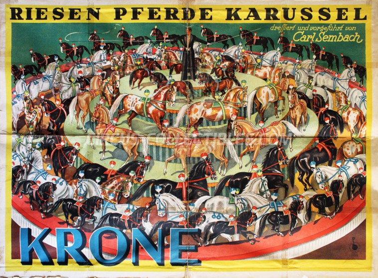 Krone Circus Poster - Germany, 1940