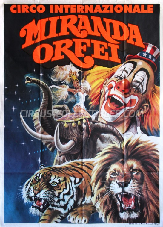 Miranda Orfei Circus Poster - Italy, 0
