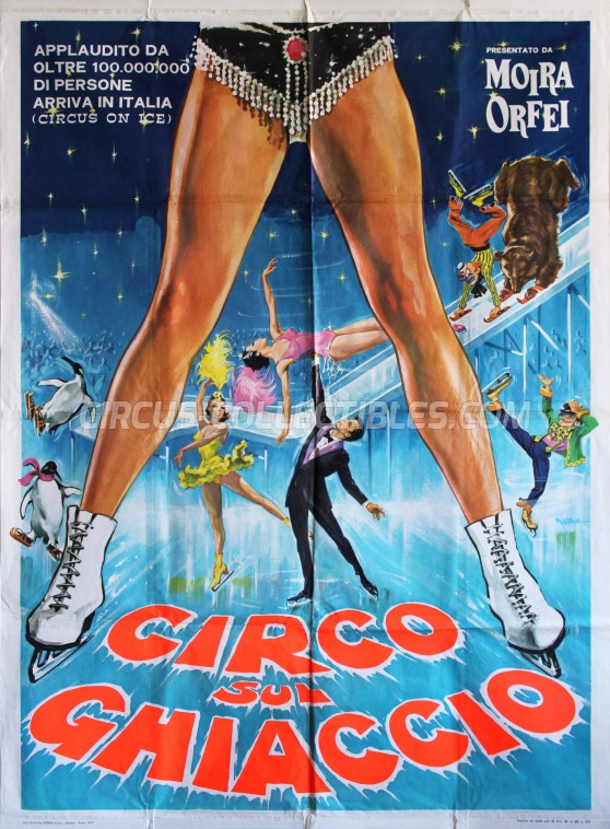 Moira Orfei Circus Poster - Italy, 1972