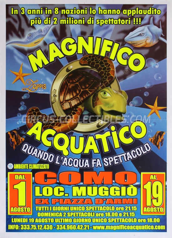 Acquatico  Circus Poster - Italy, 2013