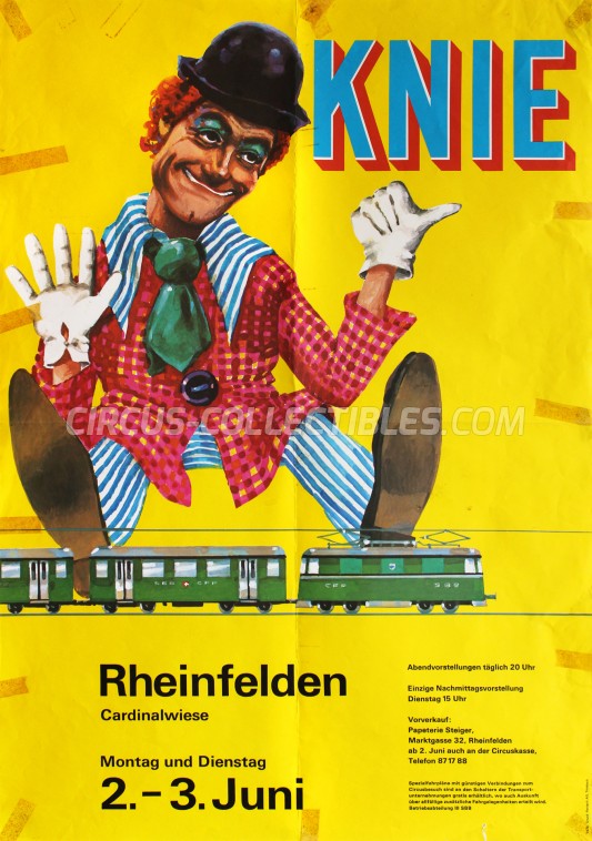 Knie Circus Poster - Switzerland, 1980
