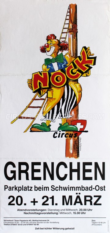 Nock Circus Poster - Switzerland, 2001