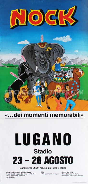 Nock Circus Poster - Switzerland, 1988