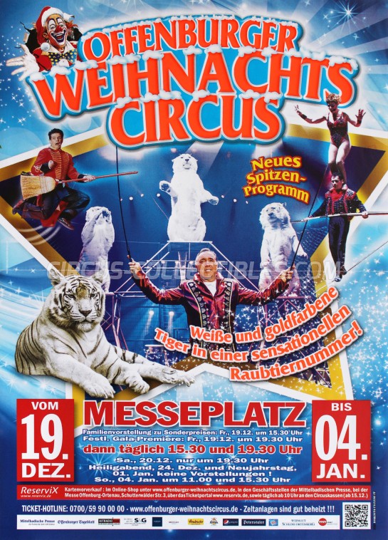 Offenburger Weihnachts Circus Circus Poster - Germany, 2014
