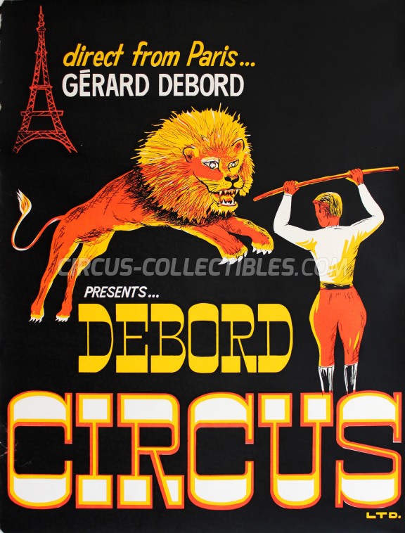 Debord Circus Circus Poster - Canada, 1964