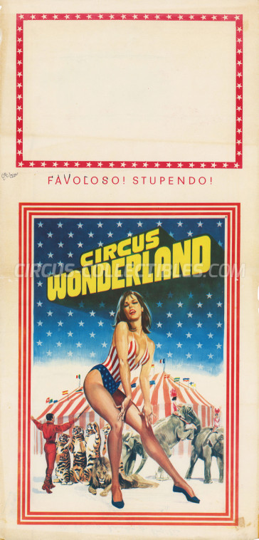 Wonderland Circus Poster - Italy, 1978