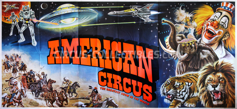 American Circus (Togni) Circus Poster - Italy, 1978