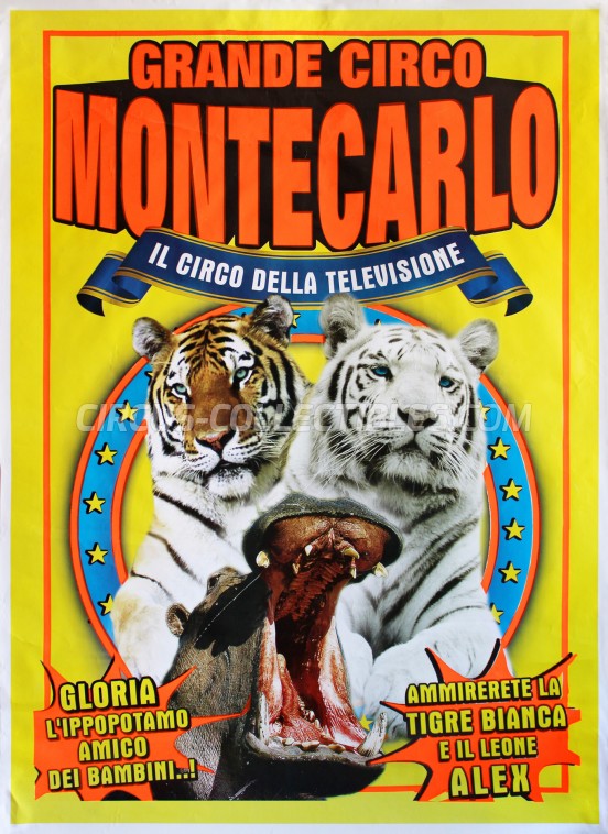 Circo di Montecarlo Circus Poster - Italy, 2016