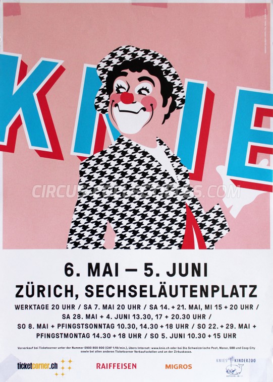 Knie Circus Poster - Switzerland, 2016