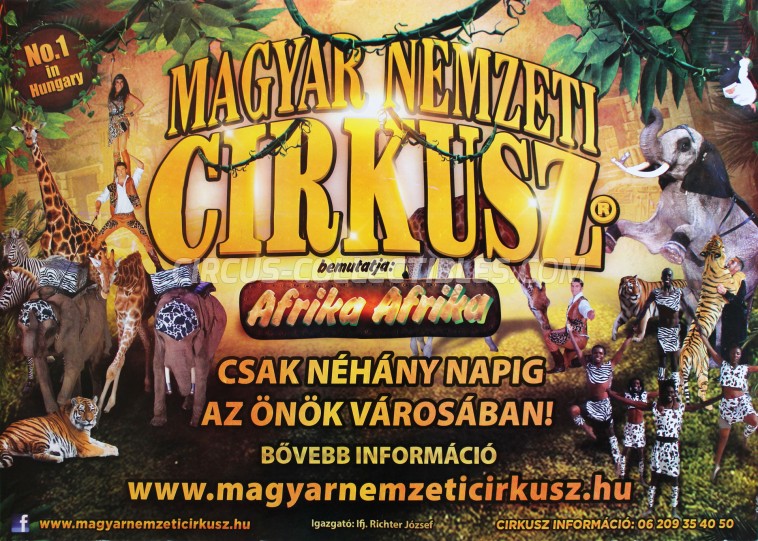 Magyar Nemzeti Circusz Circus Poster - Hungary, 2015