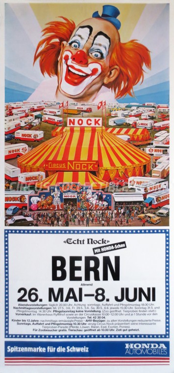 Nock Circus Poster - Switzerland, 1981