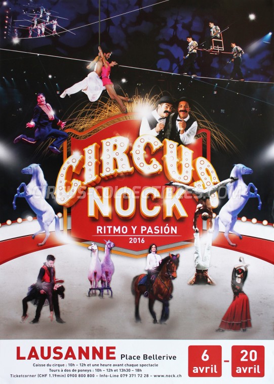 Nock Circus Poster - Switzerland, 2016