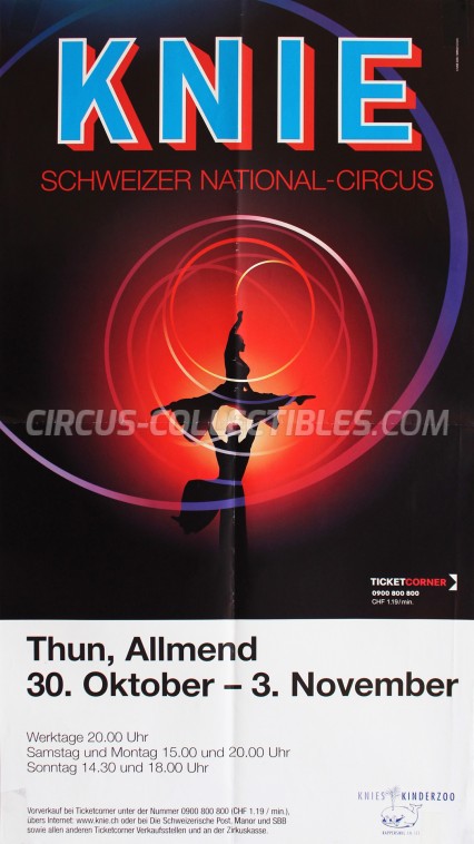 Knie Circus Poster - Switzerland, 2008