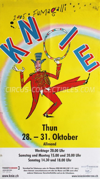 Knie Circus Poster - Switzerland, 2005