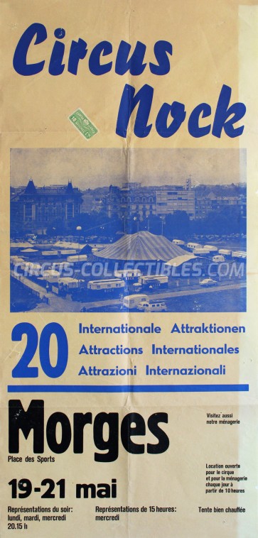 Nock Circus Poster - Switzerland, 1969