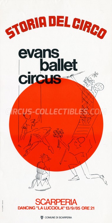 Storia del Circo Circus Poster - Italy, 1985