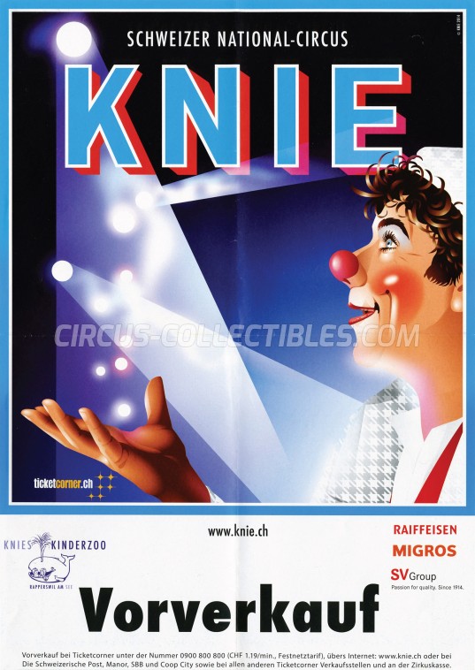 Knie Circus Poster - Switzerland, 2014