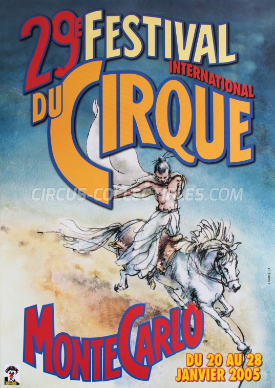 Festival International du Cirque de Monte-Carlo Circus Poster - Monaco, 2005