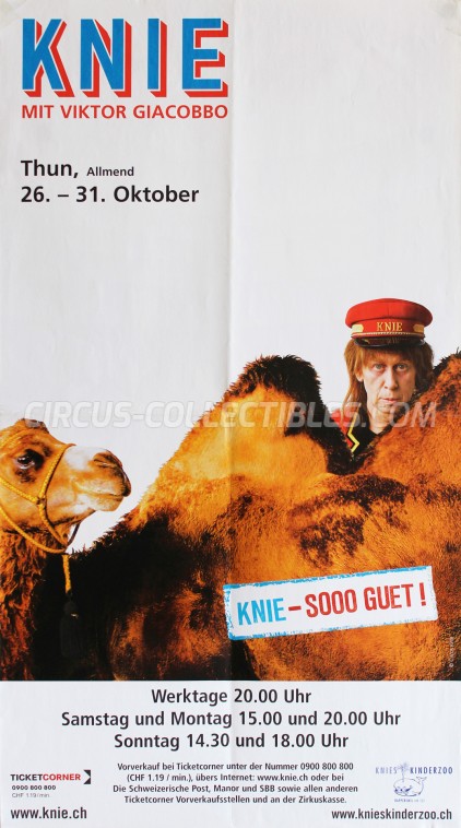 Knie Circus Poster - Switzerland, 2006