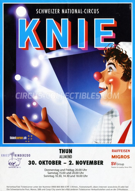 Knie Circus Poster - Switzerland, 2014