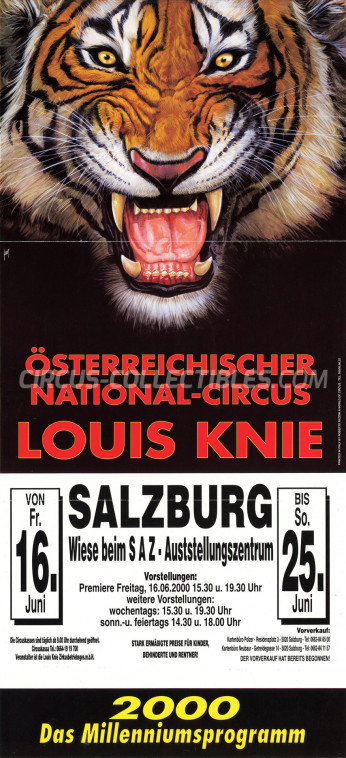 Louis Knie Circus Poster - Austria, 2000