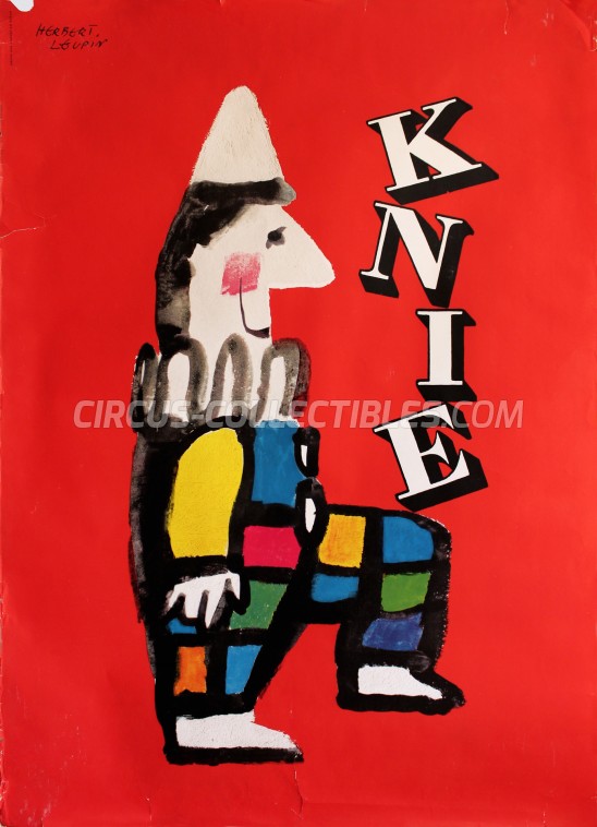 Knie Circus Poster - Switzerland, 1956
