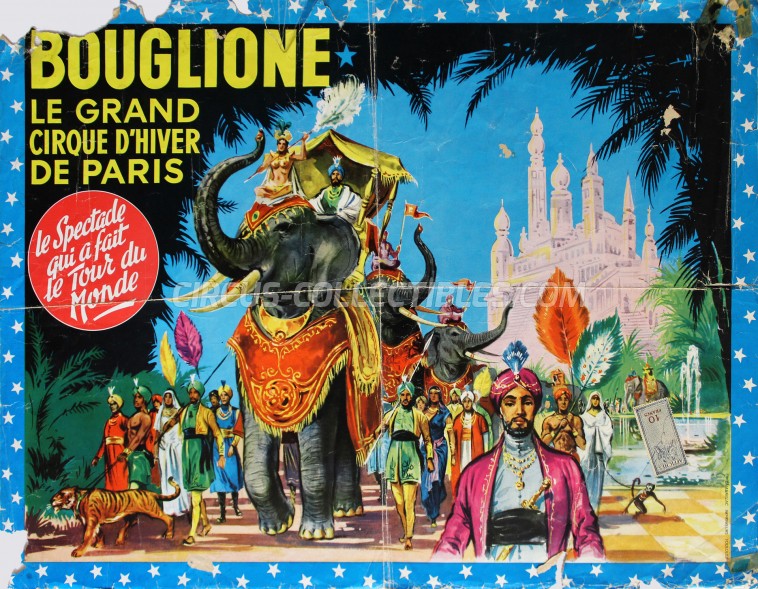 Bouglione Circus Poster - France, 1961