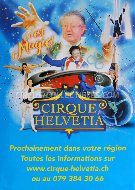 Helvetia Circus Poster - Switzerland, 2017