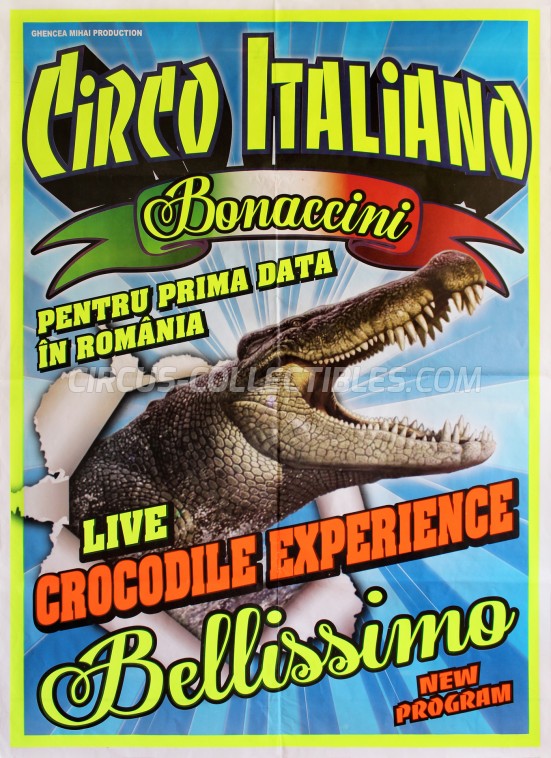 Circo Ita­lia­no Bonaccini Circus Poster - Romania, 2017