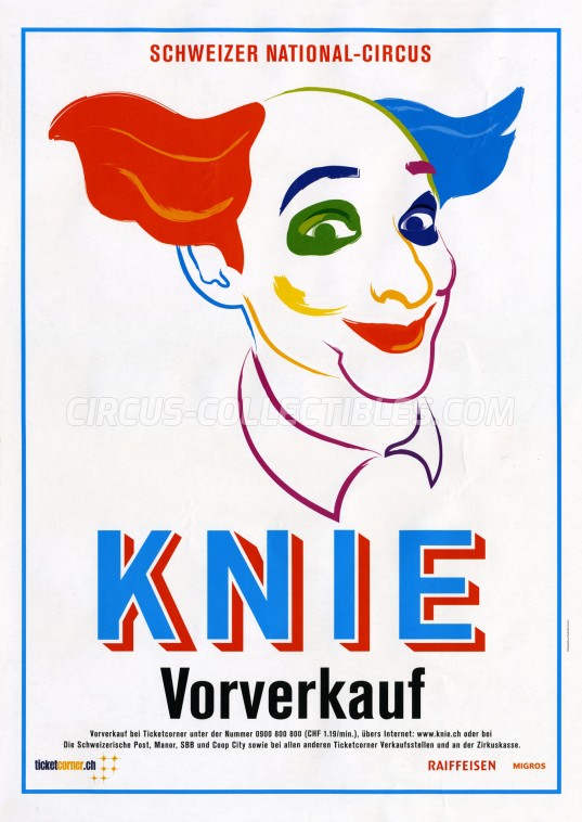 Knie Circus Poster - Switzerland, 2017