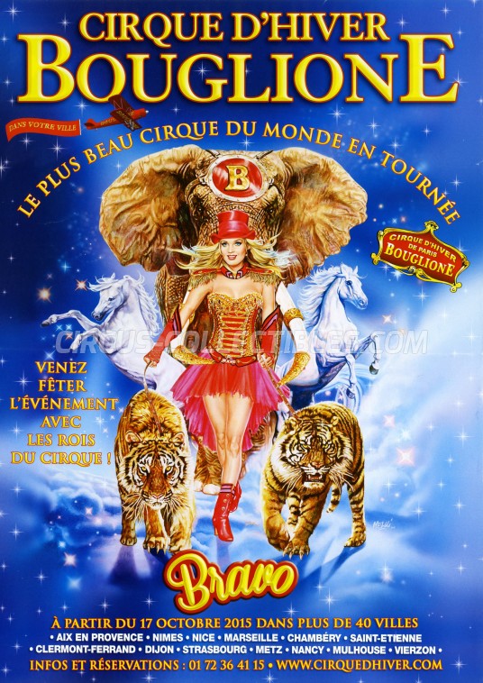 Bouglione Circus Poster - France, 2015