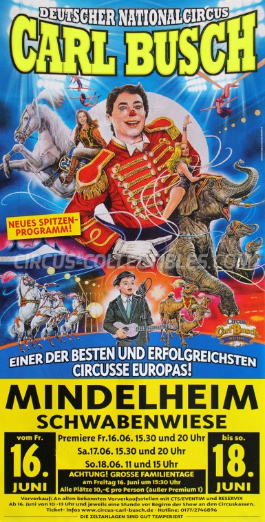 Carl Busch Circus Poster - Germany, 2017
