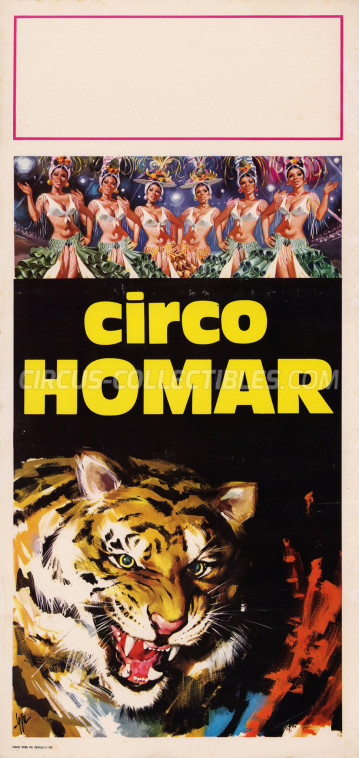 Homar Circus Poster - Italy, 1974