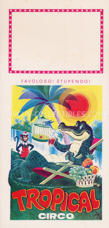 Tropical Circus Poster - Italy, 1981