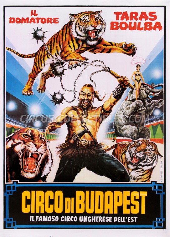 Circo di Stato di Budapest Circus Poster - Italy, 