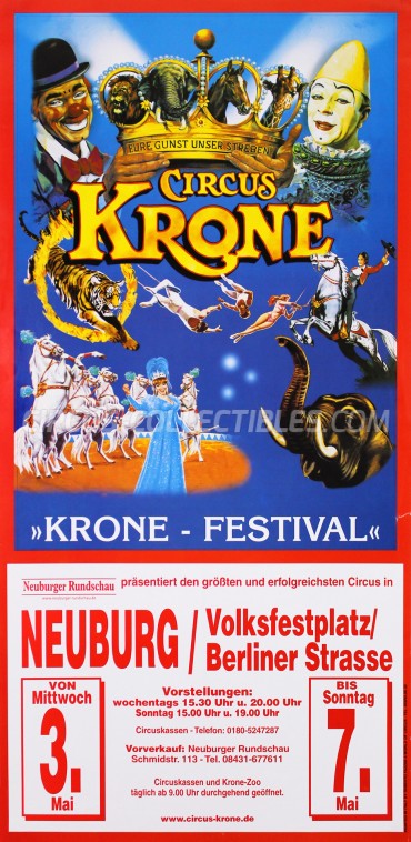 Krone Circus Poster - Germany, 2000