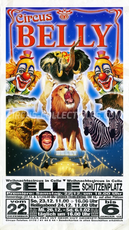 Belly Circus Poster - Germany, 2001