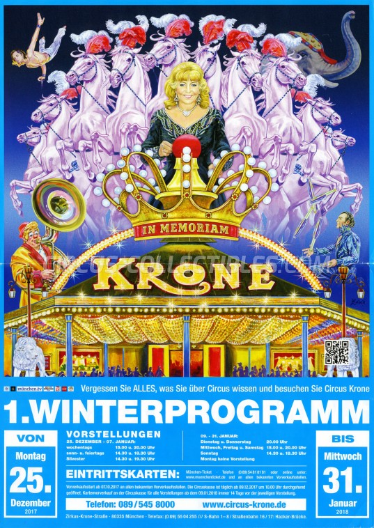 Krone Circus Poster - Germany, 2017