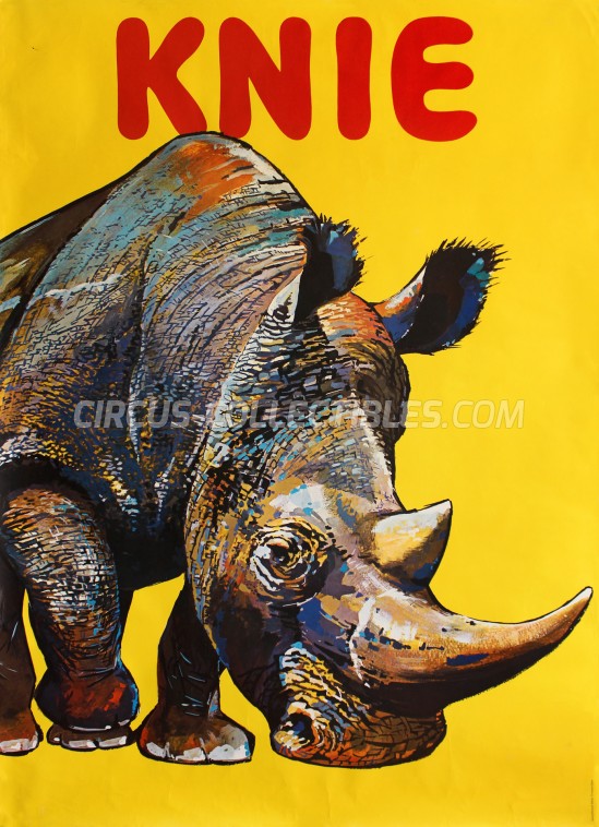 Knie Circus Poster - Switzerland, 1967