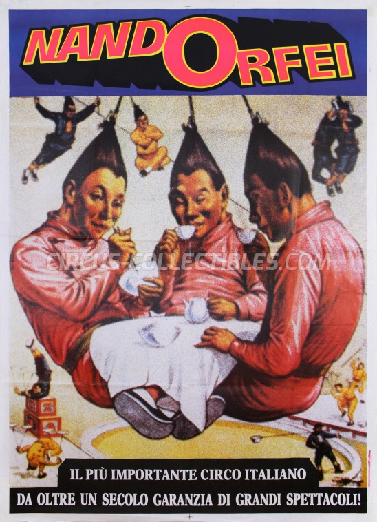 Nando Orfei Circus Poster - Italy, 1985