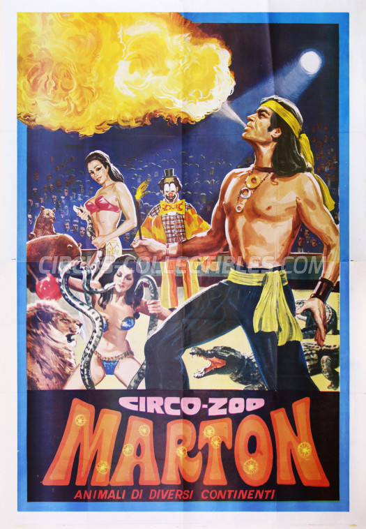 Marton Circus Poster - Italy, 1977