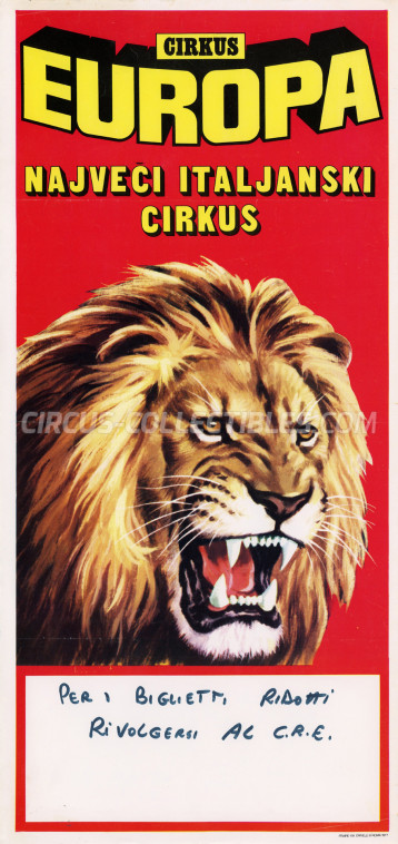 Embell Riva Circus Poster - Italy, 1977